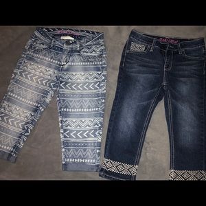 2 pair of girls Capri pants
